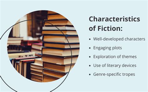 characteristics of fiction.